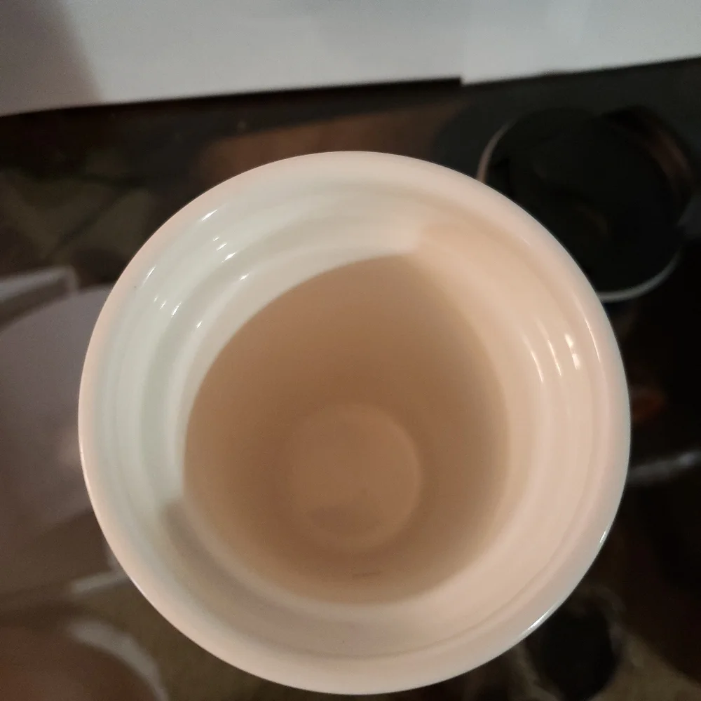 Starbucks 8oz Ceramic Ombre‎ Teal w/lid